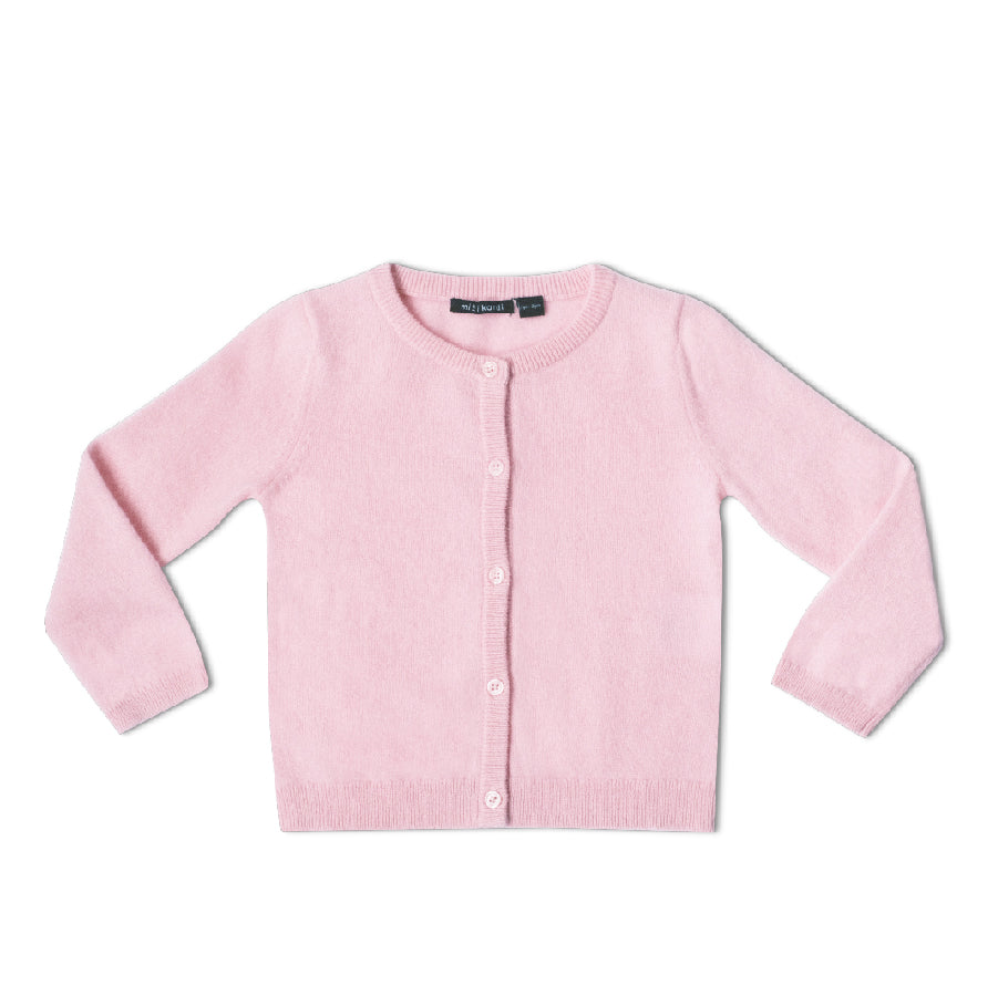 Baby pink clearance cashmere cardigan