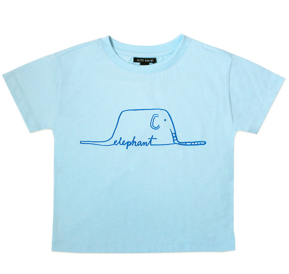 Mini Kardi Blue Elephant T-shirt