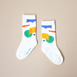 Mini Kardi Playful Socks - Paper cut