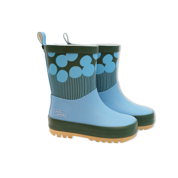 Blue Big Rock Rain Boots