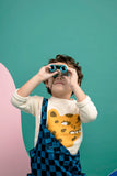 Mini Kardi Blue Check Overall