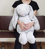 Jellycat Bashful Silver Bunny Really Big