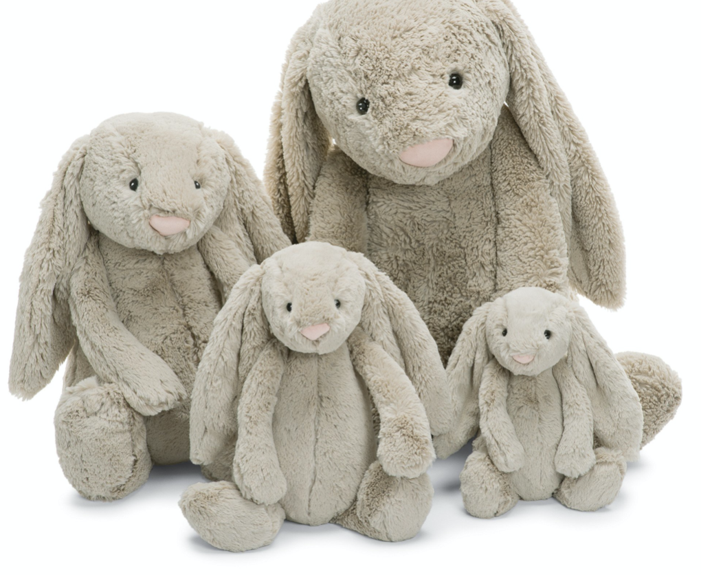 Jellycat Bashful Beige Bunny Medium – mini kardi