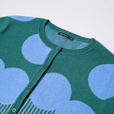 Blue Big Rocks Cardigan / Mom