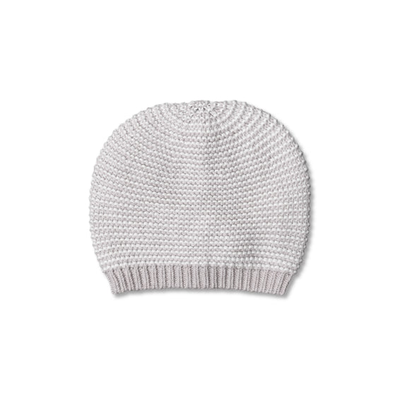 Grey Stripe Baby Beanie