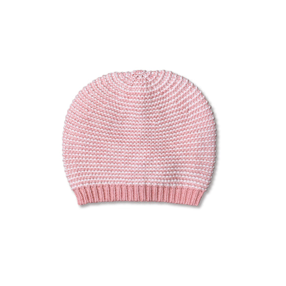 Mini Kardi Pink Stripe Baby Beanie