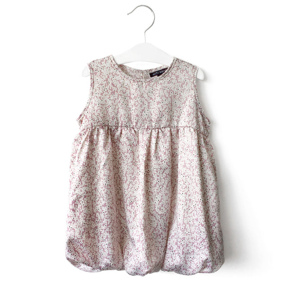 Purple little Floral Bubble Dress