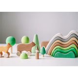 Raduga Grez Mountains Arch Stacker Wood Toy