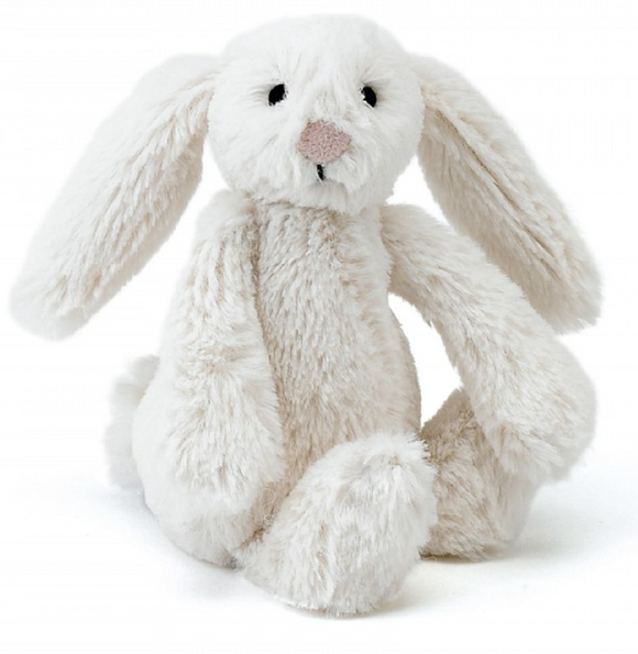Jellycat Bashful Cream Bunny Baby – mini kardi