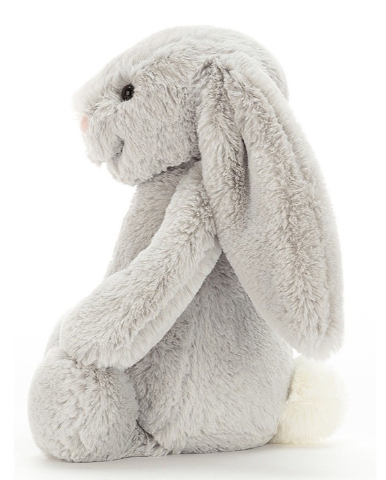 Jellycat Bashful Silver Bunny Really Big – mini kardi