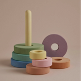 Raduga Grez Pastel Earth Stacking Tower Wood Toy