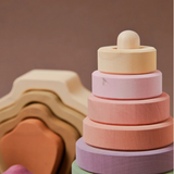 Raduga Grez Pastel Earth Stacking Tower Wood Toy