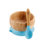 Avanchy Bamboo Baby Suction Bowl + Spoon 竹製碗套裝