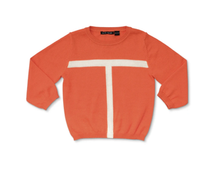 Orange Court Sweater