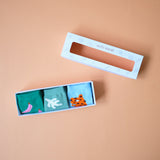 Mini Kardi Playful Socks Set - Banana / Tiger/ Cactus