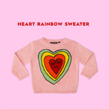 Heart Rainbow Sweater