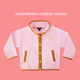 Mini Kardi Mushroom Fleece Jacket / Pink