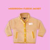 Mini Kardi Mushroom Fleece Jacket / Brown