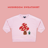 Mini Kardi Mushroom Sweatshirt / pink