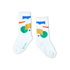 Mini Kardi Playful Socks - Paper cut